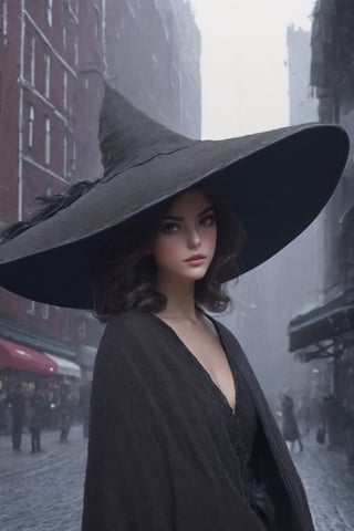 ((Ultra-Detailed)) portrait of a girl wearing a witchhat,standing in a busy shoppping street,1 girl,20yo,detailed exquisite face,soft shiny skin,playful smirks,detailed pretty eyes,glossy lips 
BREAK
(backdrop:ultra-detailed shopping street in a big city,many people,cars,blue sky),(girl focus),(fullbody shot)
BREAK 
(sharp focus,high contrast),studio photo,trending on artstation,ultra-realistic,Super-detailed,intricate details,HDR,8K,chiaroscuro lighting,vibrant colors,by Karol Bak,Gustav Klimt and Hayao Miyazaki,
inkycapwitchyhat,real_booster,photo_b00ster,(InkyCapWitchyHat),w1nter res0rt,art_booster,ani_booster