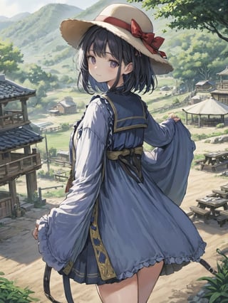 //Quality,
(masterpiece), (best quality), 8k illustration
,//Character,
1girl, solo, cowboy_shot, shidare hotaru
,//Fashion,

,//Background,
outdoors
,//Others,
