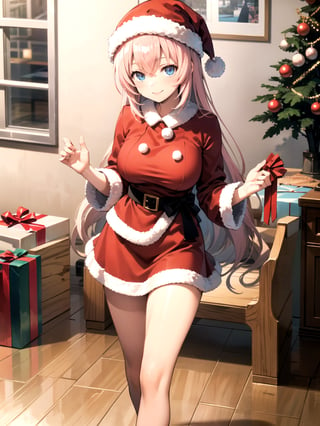 //Quality,
(masterpiece), (best quality), 8k illustration,
//Character,
overlordentoma, 1girl, solo, smile, gift
//Fashion,
santa_costume,
//Background,
indoors, christmas, 
//Others,
,aahonami