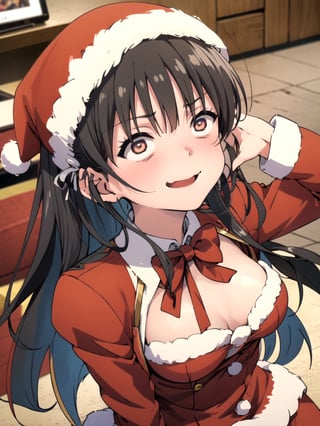 //Quality,
(masterpiece), (best quality), 8k illustration,
//Character,
overlordentoma, 1girl, solo, smile, 
//Fashion,
santa_costume,
//Background,
indoors, christmas, 
//Others,
aquascreaming,Suzune Horikita