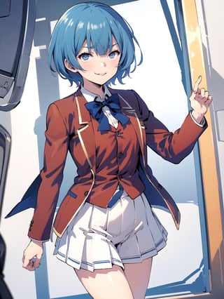 //Quality,
(masterpiece), (best quality), 8k illustration,
//Character,
overlordentoma, 1girl, solo, smile, 
//Fashion,
santa_costume,
//Background,
indoors, christmas, 
//Others,
aquascreaming,1girl ibuki mio short hair blue hair