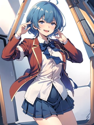 //Quality,
(masterpiece), (best quality), 8k illustration,
//Character,
overlordentoma, 1girl, solo, smile, 
//Fashion,
santa_costume,
//Background,
indoors, christmas, 
//Others,
aquascreaming,1girl ibuki mio short hair blue hair