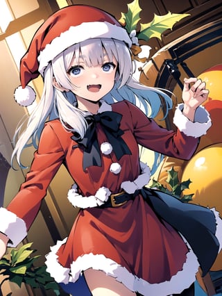 //Quality,
(masterpiece), (best quality), 8k illustration,
//Character,
overlordentoma, 1girl, solo, smile, 
//Fashion,
santa_costume,
//Background,
indoors, christmas, 
//Others,
aquascreaming,aaarisu