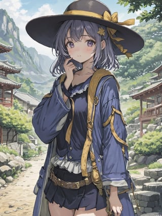 //Quality,
(masterpiece), (best quality), 8k illustration
,//Character,
1girl, solo, cowboy_shot, shidare hotaru
,//Fashion,

,//Background,
outdoors
,//Others,
