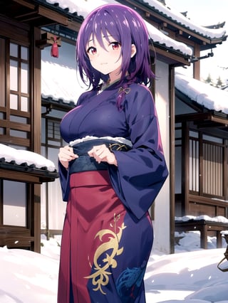 //Quality,
(masterpiece), (best quality), 8k illustration,
,//Character,
1girl, solo, large breasts
,//Fashion,
details (dark blue silk brocade kimono)
,//Background,
outdoors, winter, snow
,//Others,
happy new year 2024, dragon,Yuzuki