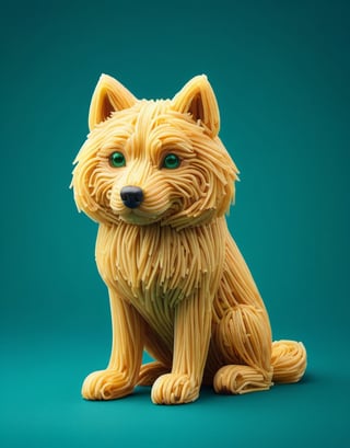 a detailed photo of a chibi wolf dog made of Fettuccine ,(((isolated on a plain green background))),
macro photography, hyper detailed, trending on artstation, sharp focus, studio photo,8K,detailmaster2,