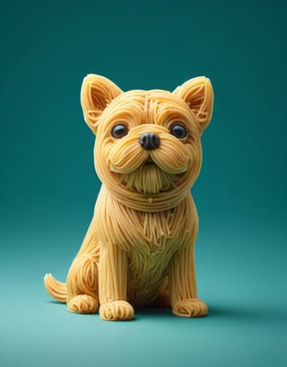 a detailed photo of a chibi dog made of Fettuccine ,(((isolated on a plain green background))),
macro photography, hyper detailed, trending on artstation, sharp focus, studio photo,8K,detailmaster2,