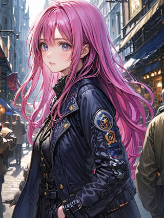 //Quality,
photo r3al, detailmaster2, masterpiece, photorealistic, 8k, 8k UHD, best quality, ultra realistic, ultra detailed, hyperdetailed photography, real photo
,//Character,
1girl, solo
,//Fashion,
,//Background,
,//Others,
,RitterBalberith,1girl, long hair, pink hair