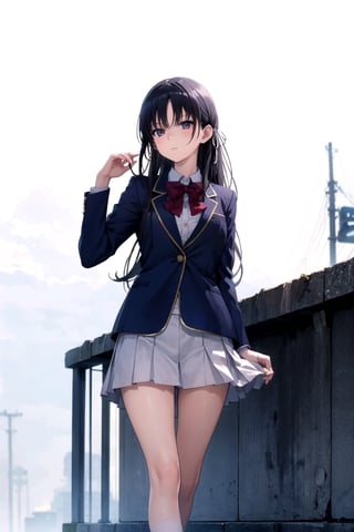 //Quality,
masterpiece, best quality
,//Character,
1girl, solo
,//Fashion,
,//Background,
white_background, simple_background
,//Others,
,Suzune Horikita, school_uniform