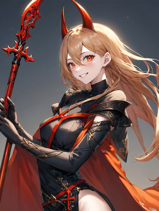 //Quality,
photo r3al, detailmaster2, masterpiece, photorealistic, 8k, 8k UHD, best quality, ultra realistic, ultra detailed, hyperdetailed photography, real photo
,//Character,
1girl, solo
,//Fashion,
,//Background,
,//Others,
,powerdef, sharp teeth, grin, holding scythe, red scythe, cross-shaped pupils