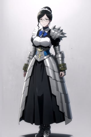 //Quality,
masterpiece, best quality
,//Character,
1girl, solo
,//Fashion,
,//Background,
white_background, simple_background
,//Others,
,yuri alpha, maid, armor, armored dress, gauntlets, full_body