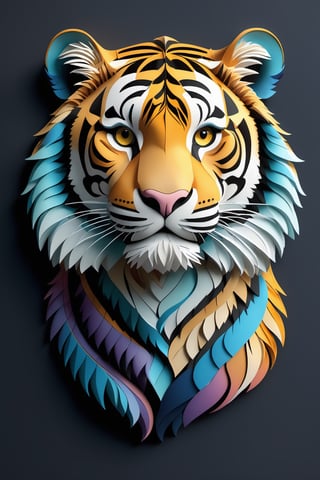 full body) intricate coloring,vector graphic logo design of a  tiger,3-6-9 pattern,art and mathematics fusion,high resolution,kawaii,cute,Elegant,subtle gradient,sophisticated,muted color scheme,hyper detailed,trending at artstation,sharp focus,studio photography,highly detailed,centered,bright color,solid dark background,made with adobe illustrator,movie still,Leonardo Style,3d style,3d style,photo r3al,spotless background