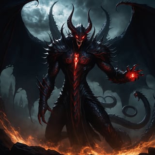 (portrait:1.5), Shadowfiend is a demon of unfathomable power, an evil entity that moves within the folds of eternal twilight. Its form showcases a majestic combination of fluid darkness and flickering lights, creating a spectral contrast that evokes both terror and awe simultaneously.

Its membranous wings, as black as midnight, stretch out in a menacing embrace, while sinisterly glowing eyes of a deep crimson peer from an expressionless visage. Shadowfiend wears an armor composed of ranks of shadows coiling around its body, a corrupted protection that comes to life with fluid and ominous movements.

Spider-like claws extend forward, ready to tear the soul of those who dare to challenge its presence. A long serpent-like tail twists in the air, emitting dark hisses that send shivers down the spine of anyone who hears them.

Shadowfiend is the lord of shadows, the demon that feeds on hidden fears and shattered dreams. Its presence on tensor.art translates into a visual experience that captures the very essence of fear, blending the mystery of darkness with the relentless power of a dark demon.




