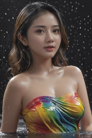 [naked jav actress, strapless colorful liquid splashed, milk liquid], intricate design, photorealistic, hyper-realistic, high definition, extremely detailed, cinematic, UHD, HDR, 32k, ultra hd, realistic, dark muted tones, highly detailed, perfect composition, beautiful intricate detailing incredibly detailed octane render, trending on artstation,gh3a,detailmaster2