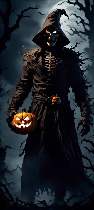 Halloween  action figure, pumpkin man