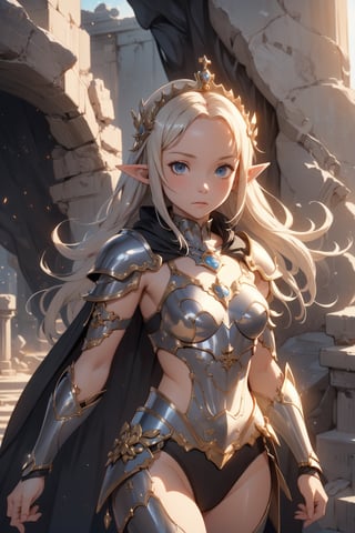 1 girls, immatsuri | immiu | imchika | magnet
(high definition) 1 Girl, alone, elf girl in armor, elven girl, elf, armor, and medieval clothing, a crown in the cave, cape, ancient Greek ruins,MECHA