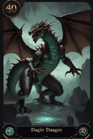 Magic the gathering dragon card,