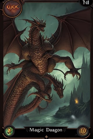 Magic the gathering dragon card,