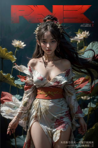 (masterpiece, best quality:1.2), 
1girl, 
(Dynamic pose:0.8), 
(solo:1.5), 
(cowboy shot:1.2), 
(from top down:0.8),
(thigh:0.4), 



xuer Lotus leaf,(Lotus leaf),
(red kimono dress:1.3),
(very long hair:1.4),
(fat face:1.3),



(wind:1.4), 
(magazine cover title:1.2), 
(dark style background:1.2),






