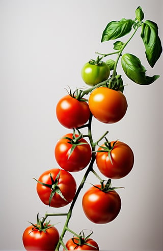 simple background, white background, food, no humans, food focus, tomato, still life