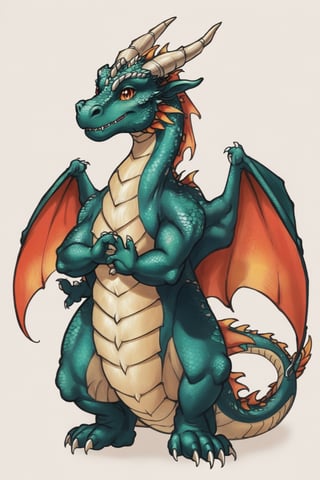 dragon, dragon cute, wings, simple_background, best quality, realistic,