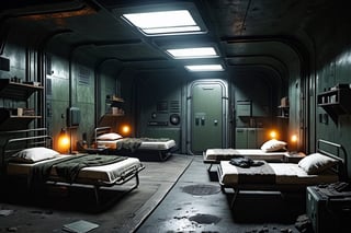Post-Apocalyptic Life in a Resistance Shelter. Sci-Fi  Ambiance for Sleep, Study, Relaxation
