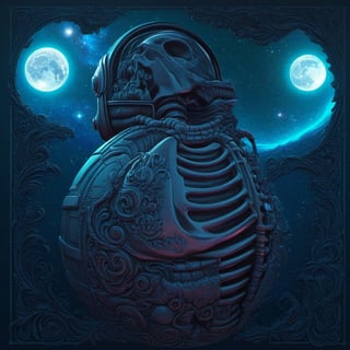 (delightful anatomy), (gloomy illumination, insane, stunning, dramatic, completed artwork, HQ), (Apterus anatomy, Dan mumford style), twisted and bent floral patterns, hieroglyph, glitch art, neon, floral patterns, hieroglyph, glitch art, face symmetry, masterpiece, award - winning, sharp focus, intricate concept art, ambient lighting, artstation, pixiv, (astronaut), cosmic, galaxy, moon, UHD, HDR, 16k Model: jim EIDOMODE version10,pencil sketch,detailmaster2