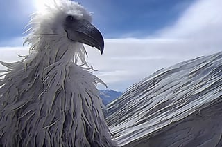 opium_bird, cuerpo completo, humanoide, de pie,photorealistic