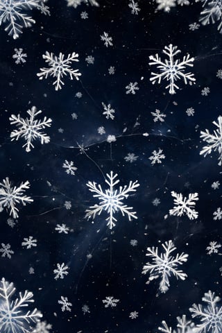 (one snowflake occupies the lower right quarter of the entire image:1.3), beautiful masterpiece, (high resolution: 1.3), pure background, scenery,single human,Snow