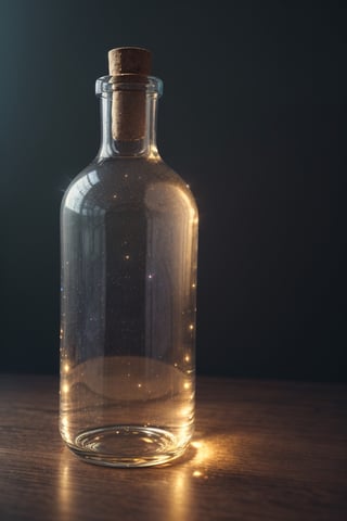(galaxy in bottle:1.2), one empty bottle on table, gray wall on background, (yellow light on background:0.6), low angle, (intricate details:1.22), hdr, (intricate details, hyperdetailed:1.2), whole body, cinematic, intense, cinematic composition, cinematic lighting, (rim lighting:1.3), color grading, focused,

