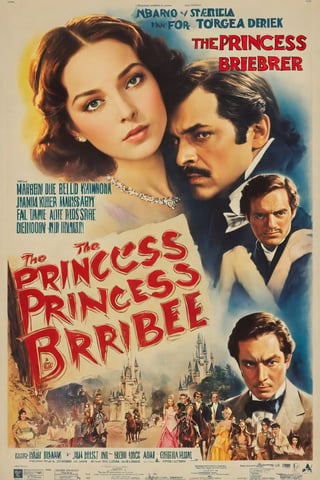 Movie poster of "The Princess Bribe". Movie poster page