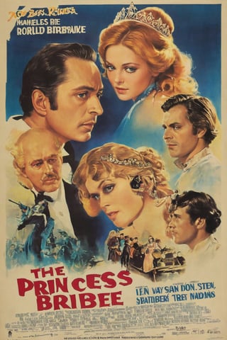 Movie poster of "The Princess Bribe". Movie poster page