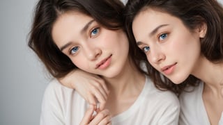 (Full_body), 2 lesbian girls licking each other, with perfect bodies, (masterpiece, 8k, photorealistic, RAW photo, best quality, sharp: 1),(1girl, solo:1.1), highly detailed face, beautiful face, (realistic face), beautiful hairstyle, perfect eye, silverblue eyes, (realistic skin), beautiful skin, soft fabric textile, (summer casual wear),  ultra high res, ultra realistic, masturbating, highly detailed, (pureerosface_v1:0.2), (European:1.2), (age 18-25, pretty girl:1.3), high nose, very skinny, flat chest, slim thighs, slim legs, small hip, little head, (short hair), (Italian:1.2), (looking away:0.6),happy, smile, (from side:0.8), erotic By David Dubnitskiy.