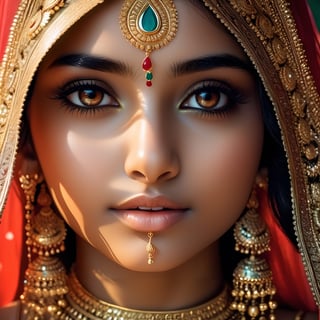  close-up portrait of the eroticism of a Indian young girl, masterpiece, 8k resolution,