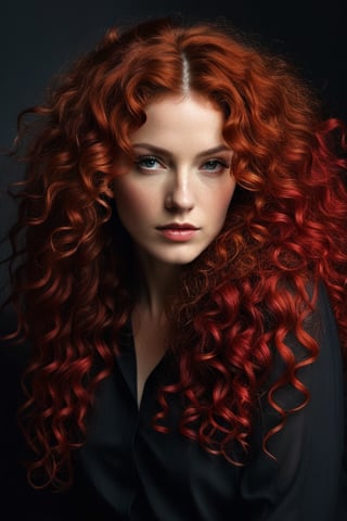 (((iconic Woman but extremely beautiful)))
(((dirty,broken,old)))
(((shadows on the face)))
(((vivid red curly long hair)))
(((large curly hair)))
(((Black Solid full colors)))
(((Chiaroscuro black simple colors)))
(((view profile, view angle, dutch_angle)))
(((Chiaroscuro light background)))
(((intricate details,masterpiece,best quality,hyperrealistic, photorealistic)))
(((by Annie Leibovitz style, by caravaggio style)))