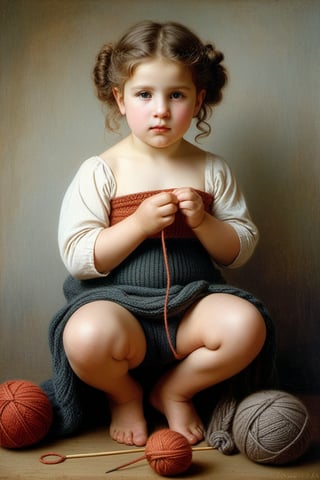 (((iconic oíl painting but extremely beautiful)))
(((Voluptuous and yet  so adorable,photographed)))
(((The Little Knitter,1882 by William Adolphe Bouguereau. Paris.)))
(((gorgeous, voluptuous,sport_clothing)))
(((view profile, view angle,view close-up zoom)))
(((Chiaroscuro light background)))
(((Vivid simple colors)))
(((intricate details,masterpiece,best quality,hyperrealistic, photorealistic)))
(((by Annie Leibovitz style)))