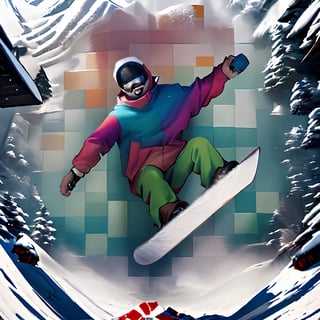 (masterpiece, only realistic, RAW photo, best quality:1.3), my best realistic manly masculine male chav punk English person, buzz cut, beard, wearing well-rendered fully-clothed masculine male chav large baggy (rendered in ActionVFX to add effects and hollograms at his) blackblingyellowfunnysnowboardingwear full clothes on and male chav large funny high-top snowboarding real boots on, wearing snowboarding real eyeshield or plasticgoogleson, extremely well-shaped masculine male  full body anatomy movement while snowboarding in style epic epic breathtaking we love it with correct perspective matching scene, symmetry is majestic, strong sense of radical sports, (he is on top of a well-rendered large chave colorful single big masculine snowboard as in true sports, solo:1.3), (realistic snowboarding on snowy mountaing very radical body movement), firm focus, handsome, he his him, highres image scan, symmetry, associated press, majestic snowy mountaint, vivid sky with clouds, super depth, cinematic, (ActionVFX), professional sports camera, 160fps:1.2, prod1gy