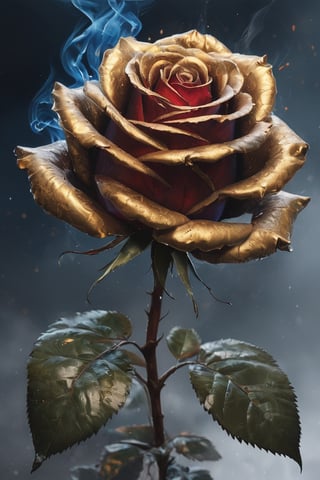 (((gold and black spirit,

magic smoke,

roses,

red, black, blue)))

Ai Yazawa,

Alexi Briclot,

Andrei Markin,

Ultra High Definition,

realistic,

vivid colors,

Very detailed,

UHD drawing,

pen and ink,

perfect composition,

Beautiful, detailed, intricate and incredibly detailed octane rendering that is trending on artstation,

8k art photography,

photorealistic conceptual art,

soft natural volumetric cinematic perfect light,

Watercolor,

trend in artstation,

sharp focus,

studio photo,

intricate details,

Very detailed,

by greg rutkowski),

detailed textures,

high quality,

high resolution,

high accuracy,

realism,

color correction,

Proper lighting setup,

harmonious composition,

The behavior works