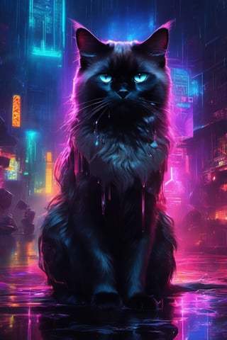 pariah,

cyberpunk,

Science fiction,

futuristic night of a himalayan siamese cat,

neon black,

reflections,

rain,

fog,

film noir,

bright,

mysterious,

energy,

force,

spirit,

action,

landscape,

character study,

masterpiece,

darkness,

expert,

incredibly detailed,

4k resolution,

griffiths meat,

charlie bowater,

John William Waterhouse

colors,

chiaroscuro,

movie