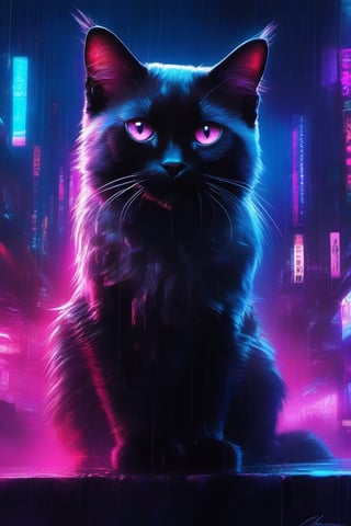 pariah,

cyberpunk,

Science fiction,

futuristic night of a himalayan siamese cat,

neon black,

reflections,

rain,

fog,

film noir,

bright,

mysterious,

energy,

force,

spirit,

action,

landscape,

character study,

masterpiece,

darkness,

expert,

incredibly detailed,

4k resolution,

griffiths meat,

charlie bowater,

John William Waterhouse

colors,

chiaroscuro,

movie