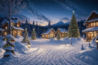 Christmas scenery
Masterpiece,ayaka_genshin,More Detail