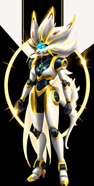 (No background:1.3), (White background:1.3), (solo:1.3), (full body:1.3), (blue mantellic tattoos),(solgaleo:1.2),helmet, scifi, futuristic, lots of small parts, (mecha, robot:1.2), (ultra detailed:1.5), anime style,(lion with long ears and an ultra-fluffy mane and scruff), neon, glowing and luminescent, long hair,radiant iridescent fire energy,Spirit Fox Pendant, wrenchsmechs, gold mecha,,Solgaleo,kasamoto eri,wrenchsmechs