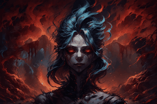 Female with flaming hair in the dark alley at night, perfect gif, animated_gif, detailed background, hair on fire as lightsource, photorealistic, fantasy00d, horror