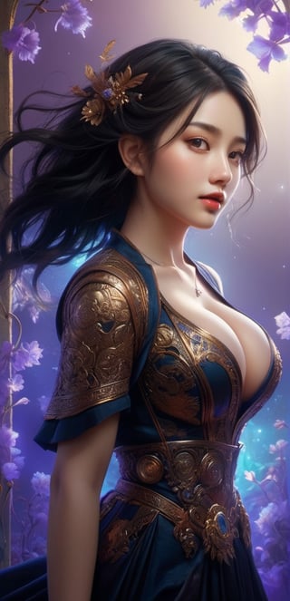 a girl In stunning 4K resolution, an ultra HD detailed painting featuring a diverse array of landscapes, crafted by renowned artists like Android Jones, Ernst Haeckel, and James Jean. Drawing inspiration from baroque aesthetics, intricate patterns, fractalism, and generative art, this masterpiece captures the essence of the middle ages, seamlessly blending warhammer influences with violet water elements. As a Behance contest winner, the artwork showcases a mesmerizing fusion of movie stills, photorealistic techniques, and highly detailed illustrations, all presented in 8K quality on ArtStation.black hair, wearing a dark brown saree , girl Imagine a captivating portrait of a Beautiful anime girl, reminiscent of a character like (anime Beautiful girl), surrounded by an aura of party, echoing the spectral ambiance. This full-body frame, boasting an alluring charm, is meticulously detailed to enhance the immersive experience. The composition, trending on Pinterest, showcases the perfect balance of sharp focus and soft smile, with intricate post-processing techniques applied to the digital painting. The concept art highlights the girl , akin to "sexyqun001" and "qun001, " adding a touch of contemporary flair to the timeless aesthetic. This visually striking and trending illustration is sure to leave a lasting impression., perfect hair,smile, (oil shiny skin:1.0), (big_boobs:2.6), willowy, chiseled, (hunky:2.4),(( body rotation 35 degree)), (full body:0.8),(perfect anatomy, prefecthand, dress, long fingers, 4 fingers, 1 thumb), 9 head body lenth, dynamic sexy pose, breast apart, (artistic pose of awoman),,