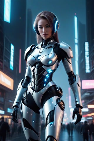 Mecha Girl high-tech, futuristic:1.5, sci-fi:1.6, black and white color, full body:1.9, hyper strong armor, large mechanicals arms, large mechanicals legs, sophisticated, ufo, ai, tech, unreal, luxurious, Advanced technology of a Type VI, epic high-tech futuristic city back ground, PNG image format, sharp lines and borders, solid blocks of colors, over 300ppp dots per inch, 32k ultra high definition, 530MP, Fujifilm XT3, cinematographic, (photorealistic:1.6), 4D, High definition RAW color professional photos, photo, masterpiece, realistic, ProRAW, realism, photorealism, high contrast, digital art trending on Artstation ultra high definition detailed realistic, detailed, skin texture, hyper detailed, realistic skin texture, facial features, armature, best quality, ultra high res, high resolution, detailed, raw photo, sharp re, lens rich colors hyper realistic lifelike texture dramatic lighting unrealengine trending, ultra sharp, pictorial technique, (sharpness, definition and photographic precision), (contrast, depth and harmonious light details), (features, proportions, colors and textures at their highest degree of realism), (blur background, clean and uncluttered visual aesthetics, sense of depth and dimension, professional and polished look of the image), work of beauty and complexity. perfectly symmetrical body. (aesthetic + beautiful + harmonic:1.5), (ultra detailed face, ultra detailed eyes, ultra detailed mouth, ultra detailed body, ultra detailed hands, ultra detailed clothes, ultra detailed background, ultra detailed scenery:1.5), 3d_toon_xl:0.8, JuggerCineXL2:0.9, detail_master_XL:0.9, detailmaster2.0:0.9, perfecteyes-000007:1.3,monster,biopunk style,zhibi,DonM3l3m3nt4lXL,alienzkin,moonster,Leonardo Style, ,DonMN1gh7D3m0nXL,aw0k illuminate,silent hill style,Magical Fantasy style,DonMCyb3rN3cr0XL ,cyborg style,Techno-witch,abyssaltech ,DonMWr41thXL ,lactating,neon photography style