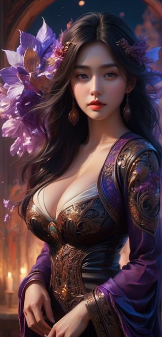 a girl In stunning 4K resolution, an ultra HD detailed painting featuring a diverse array of landscapes, crafted by renowned artists like Android Jones, Ernst Haeckel, and James Jean. Drawing inspiration from baroque aesthetics, intricate patterns, fractalism, and generative art, this masterpiece captures the essence of the middle ages, seamlessly blending warhammer influences with violet water elements. As a Behance contest winner, the artwork showcases a mesmerizing fusion of movie stills, photorealistic techniques, and highly detailed illustrations, all presented in 8K quality on ArtStation.black hair, wearing a dark brown saree , girl Imagine a captivating portrait of a Beautiful anime girl, reminiscent of a character like (anime Beautiful girl), surrounded by an aura of party, echoing the spectral ambiance. This full-body frame, boasting an alluring charm, is meticulously detailed to enhance the immersive experience. The composition, trending on Pinterest, showcases the perfect balance of sharp focus and soft smile, with intricate post-processing techniques applied to the digital painting. The concept art highlights the girl , akin to "sexyqun001" and "qun001, " adding a touch of contemporary flair to the timeless aesthetic. This visually striking and trending illustration is sure to leave a lasting impression., perfect hair,smile, (oil shiny skin:1.0), (big_boobs:2.6), willowy, chiseled, (hunky:2.4),(( body rotation 35 degree)), (full body:0.8),(perfect anatomy, prefecthand, dress, long fingers, 4 fingers, 1 thumb), 9 head body lenth, dynamic sexy pose, breast apart, (artistic pose of awoman),,