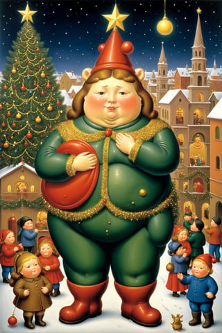 christmas images by Botero