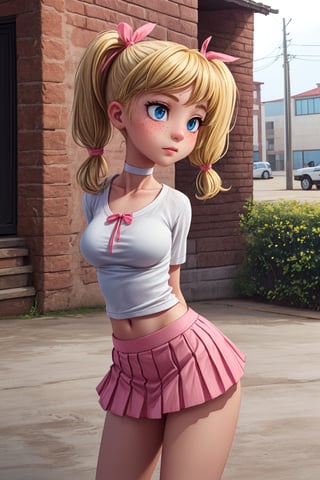 (((((((Blonde_hair))))))),  ((((pigtails)))),  (((blue_eyes))),  ((high_res)),  ((((high_resolution)))),  (((((((highres))))))),  ((absurdres)),  ((insaneres)),  ((very_high_resolution)),  ((((pink_ribbon)))),  (((8k))),  4K,  ((((((nervous)))))),  (((real life))),  ((((((realistic)))))),  ((((real_life)))),  ((((real)))),  (((good_anatomy))),  (((good_proportions))),  (long_hair),  big_hair,  (((sexy))),  ((((((((young)))))))),  life_like,  twintails,  (((((pink_choker))))),  freckles,  (((shy))),  (((embarassed))),  detailed_hair,  (((((arms_behind_back))))),  (((perfect_body))),  ((adorable)),  (((detailed_face))),  (white_socks),  (((((petite))))),  ((((((tight)))))),  ((((tight_body)))),  ((tight_clothes)),  (((detailed_clothes))),  ((((solo)))),  ((((1girl)))),  ((((tiny)))),  ((((small)))),  ((((little)))),  perfect light,  photo of perfecteyes,  ((((perfecteyes)))),  (((((((white_shirt))))))),  ((pink_bra)),  (((mini_skirt))),  (((short_skirt))),  ((((pink_skirt)))),  (((((((photorealistic))))))),  ((((((skinny)))))),     ,  perfecteyes,  (((((Enhance))))),  ((((((miniskirt)))))),  (((((large_breasts))))),  (((((slut))))),  ((((pink_panties)))),  (((((shy))))),  ((((((((photorealistic)))))))), Realism, photo of perfecteyes eyes,  ,perfecteyes