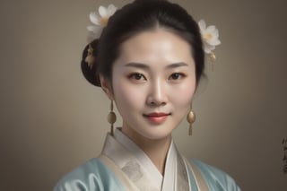 "Create an image portraying a chinese middle-aged woman, reflecting a mature and confident demeanor with a touch of grace and wisdom
Generate an image without text, focusing solely on the visual elements
"Create a portrait of an elegant and intellectual  young woman in ancient attire, capturing a beautiful and refined essence."
young. smile,bashful demeanor
lying or sitting on the bed
