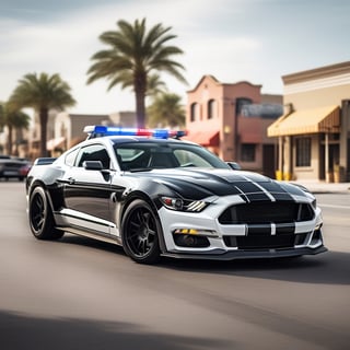 Black and white (Police car) mustang gt 5.0 with a siren, 
Near by Dragon, 

,c_car,APEX SUPER CARS XL ,echmrdrgn,action shot